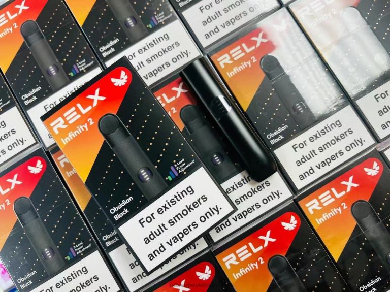 022TP66 RELX Infinity 2 thiết bị vape hắc diện thạch đen RELX flavors pods