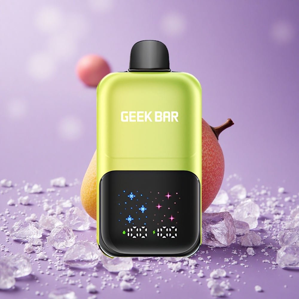 GEEK BAR 2GO 50000 Puffs Xoài Mexico Đá Lạnh Màn Hình Lớn Tương Tác Pin Sạc Lại