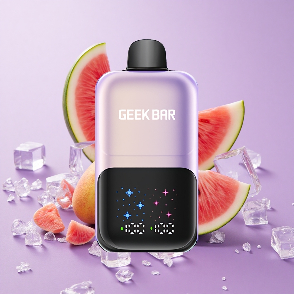 GEEK BAR 2GO 50000 Puffs Đào Xoài Dưa Hấu Đá Màn Hình Lớn Tương Tác Pin Sạc Lại