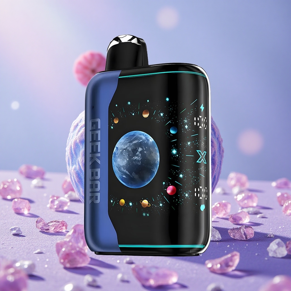 GEEK BAR Platinum Edition 25000 Puffs Màn Hình Cong 3D Động Blue Razz Ice