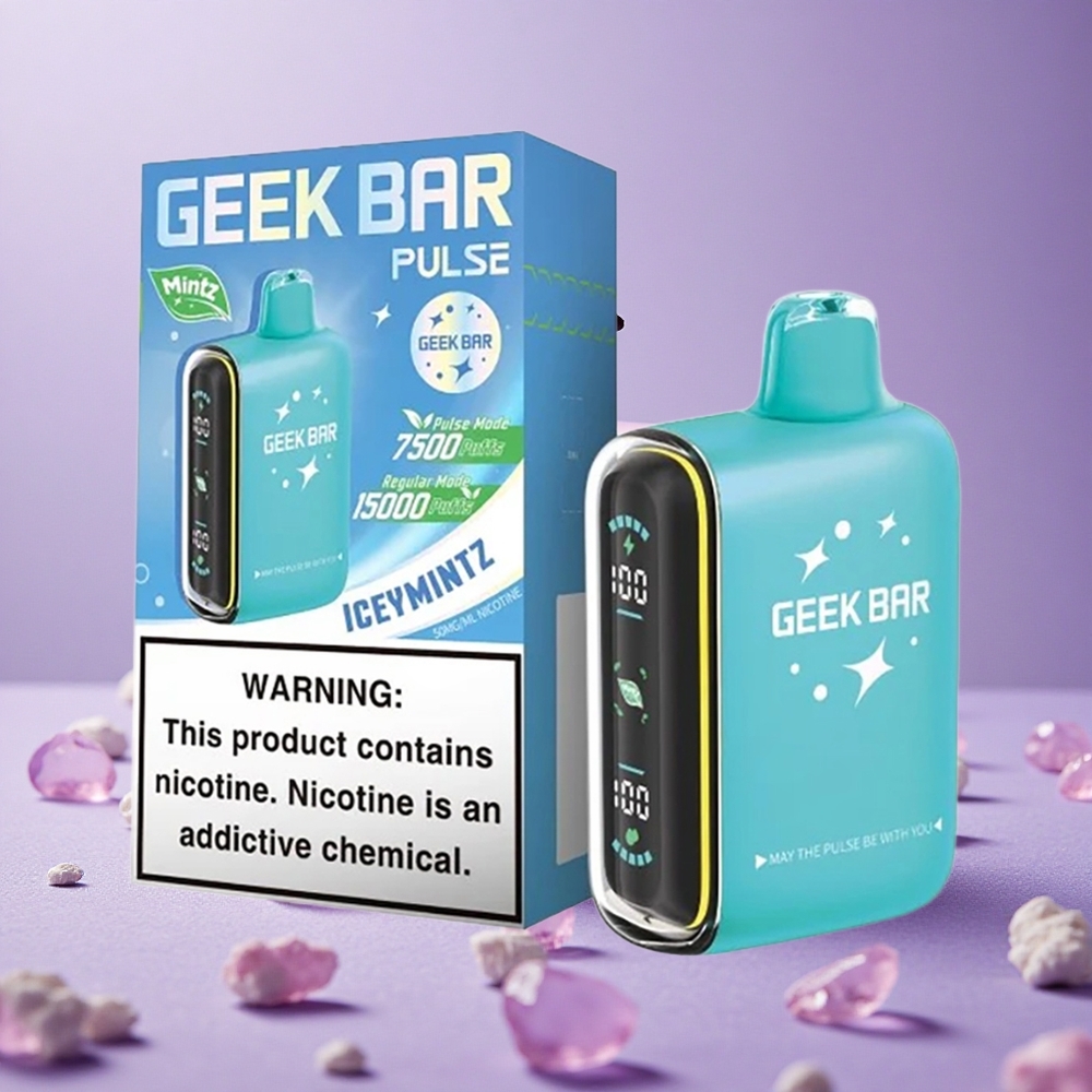 Geek Bar Pulse 15000 Puffs Bạc Hà Dung Lượng 16ML Pin 650 mAh