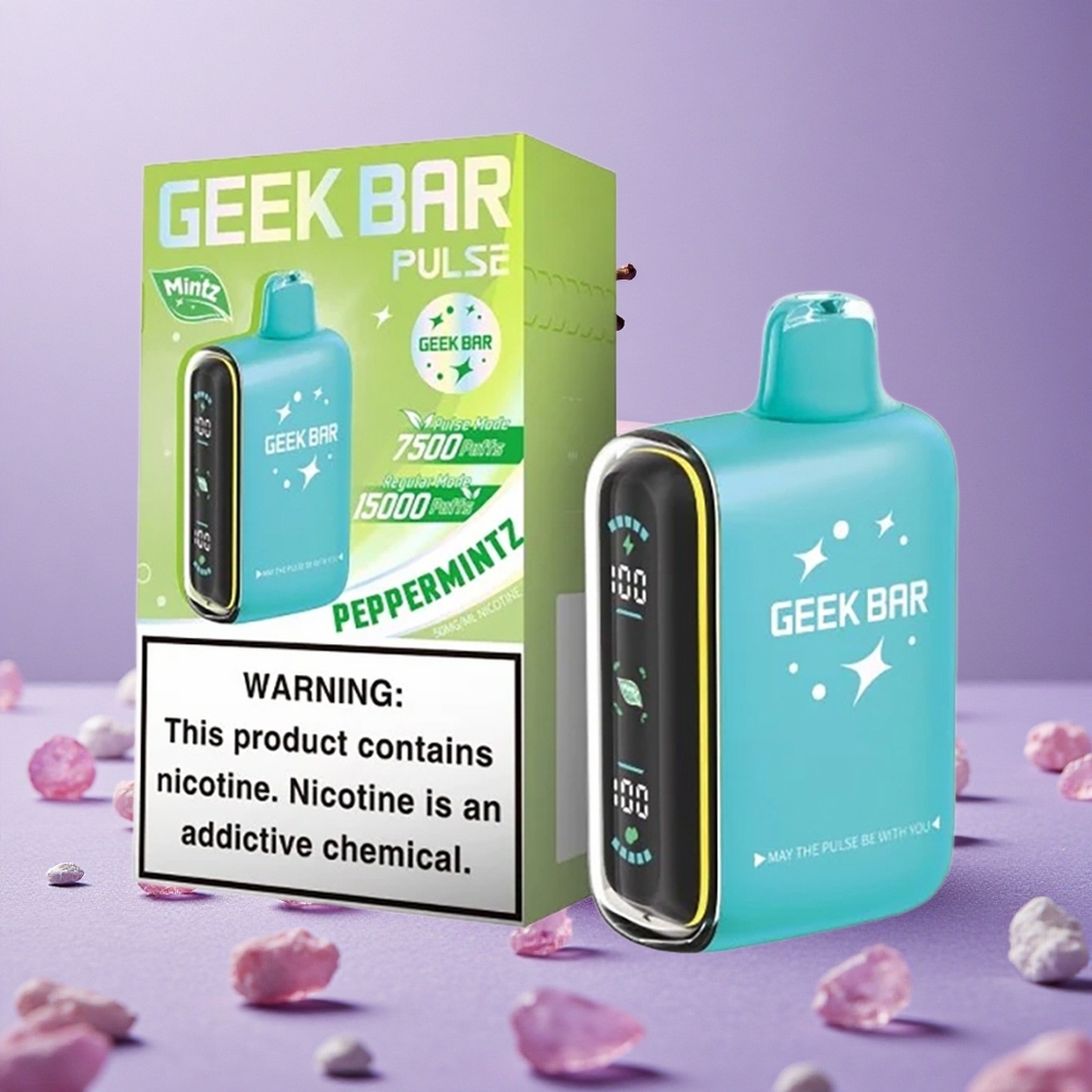 Geek Bar Pulse 15000 Puffs Bạc Hà Dung Lượng 16ML Pin 650 mAh