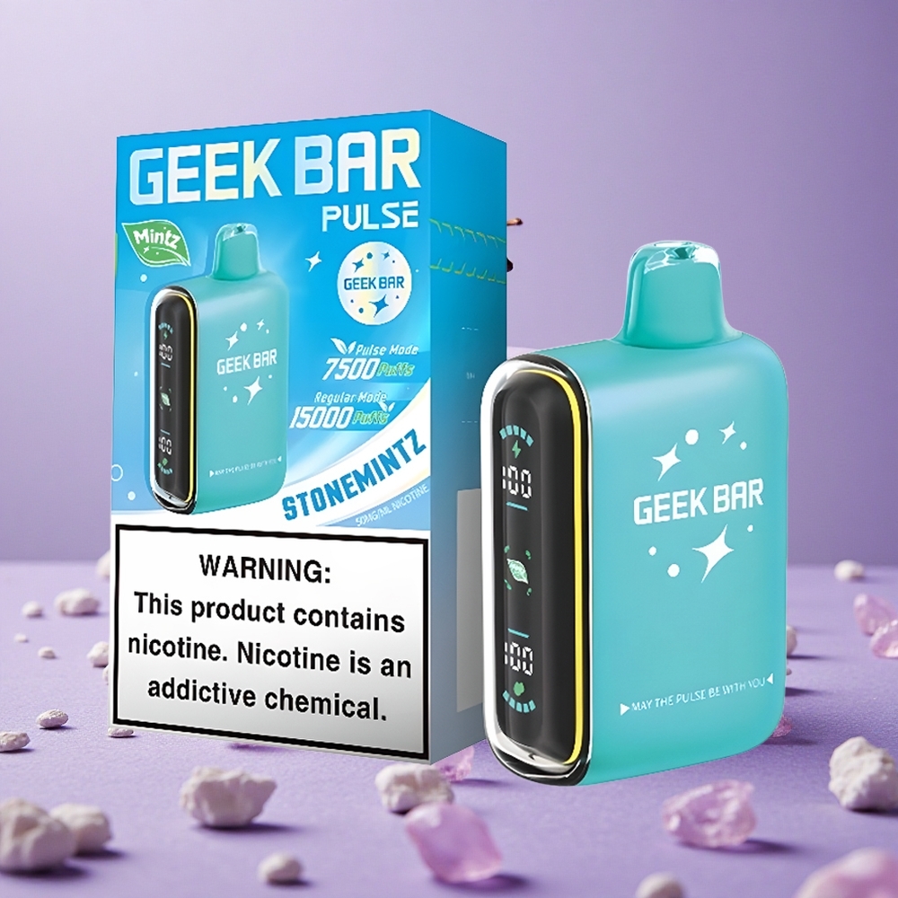 Geek Bar Pulse 15000 Puffs Bạc Hà Dung Lượng 16ML Pin 650 mAh