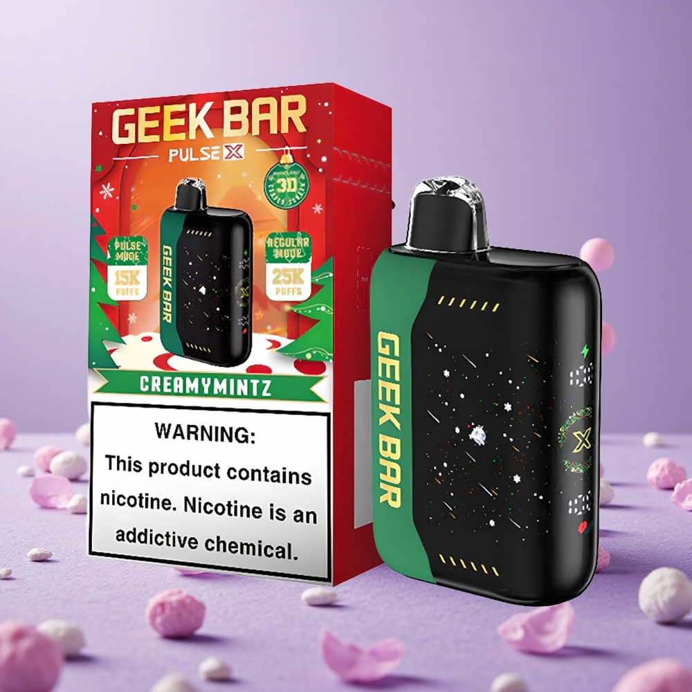 Geek Bar Pulse X 25000 Puffs Màn Hình Cong 3D 18mL Dung Dịch