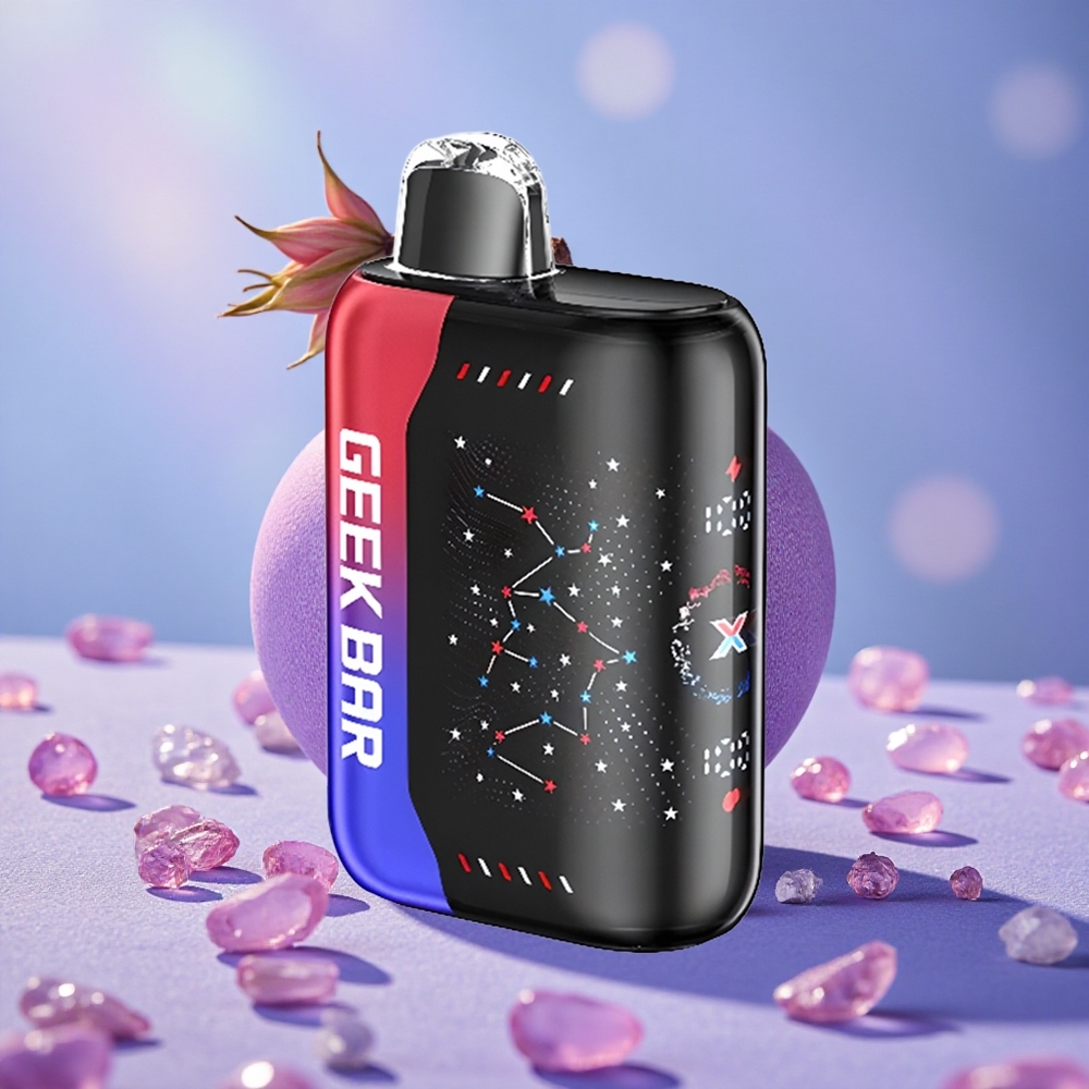 Geek Bar Pulse X 25000 Puffs với Màn Hình Cong 3D và Cổng Sạc USB Type-C Bản Đặc Biệt Patriot