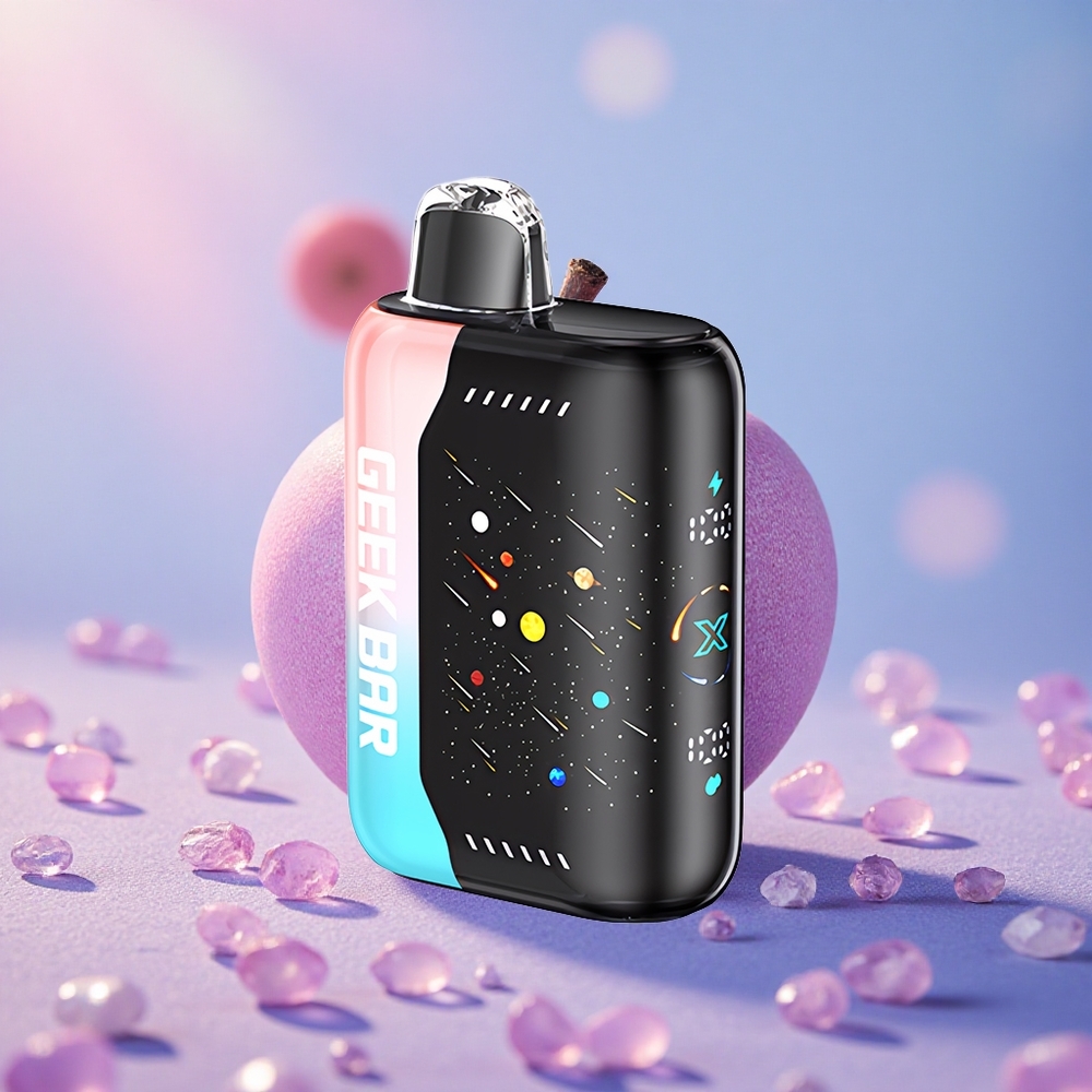 GEEK BAR Pulse X 42K Puffs Meteor Phiên Bản Xanh Dương & Hồng Pin 820mAh Sạc Nhanh Màn Hình 3D Cong