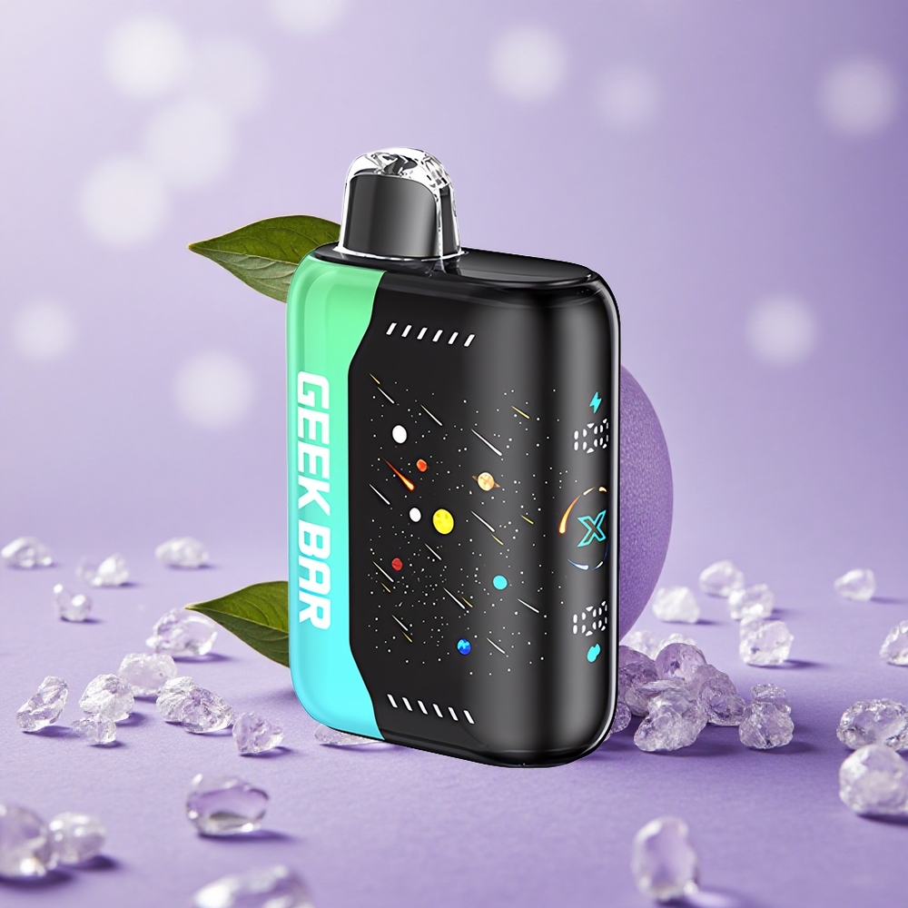 GEEK BAR Pulse X 42K Puffs Phiên Bản Thiên Thạch ATL Bạc Hà với Màn Hình 3D Cong và Pin Sạc Nhanh 820mAh