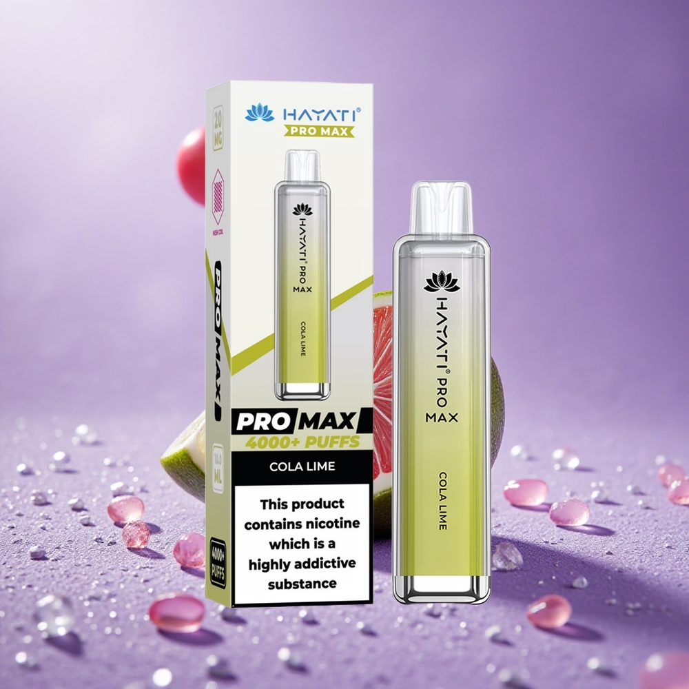 Hayati Pro Max 4000 Puffs Chanh Cola Pin 1400mAh Đèn LED