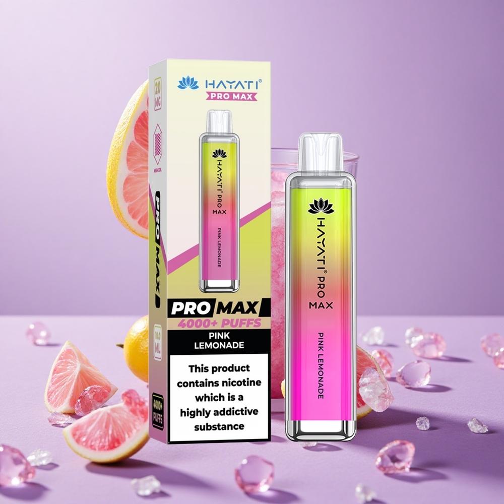 Hayati Pro Max 4000 Puffs Chanh Hồng Pin Sạc 1400mAh