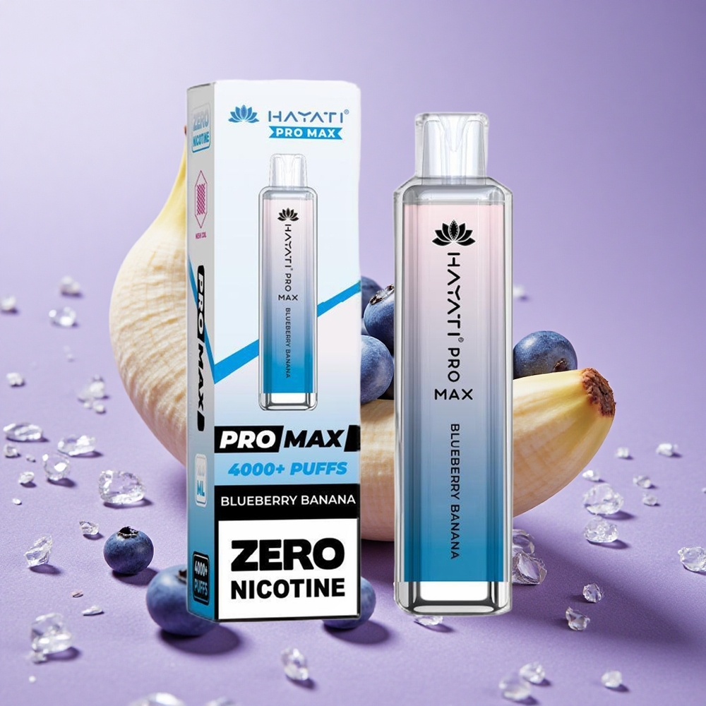 Hayati Pro Max 4000 Puffs Chuối Việt Quất Pin 1400mAh Tái Sạc