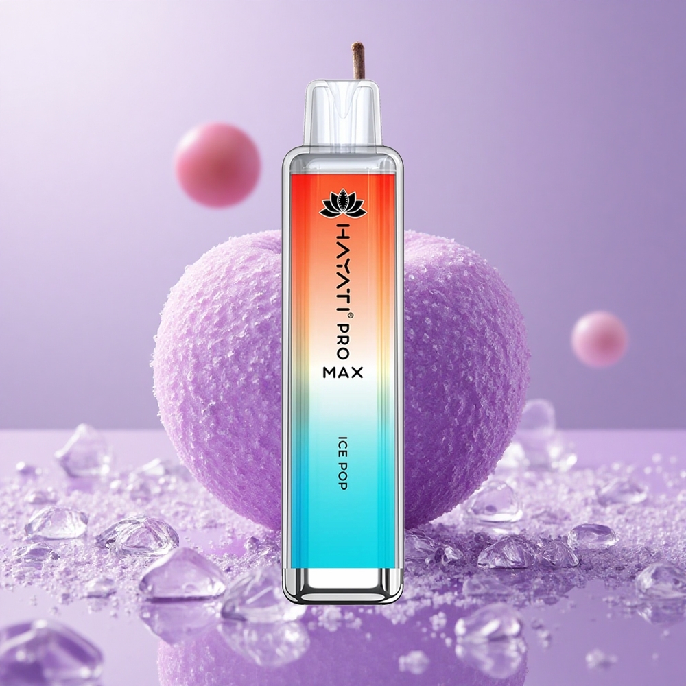 Hayati Pro Max 4000 Puffs Ice Pop Vị Đá Bào Pin 1400mAh Bộ Đôi Cuộn Mesh 1.1 Ohm