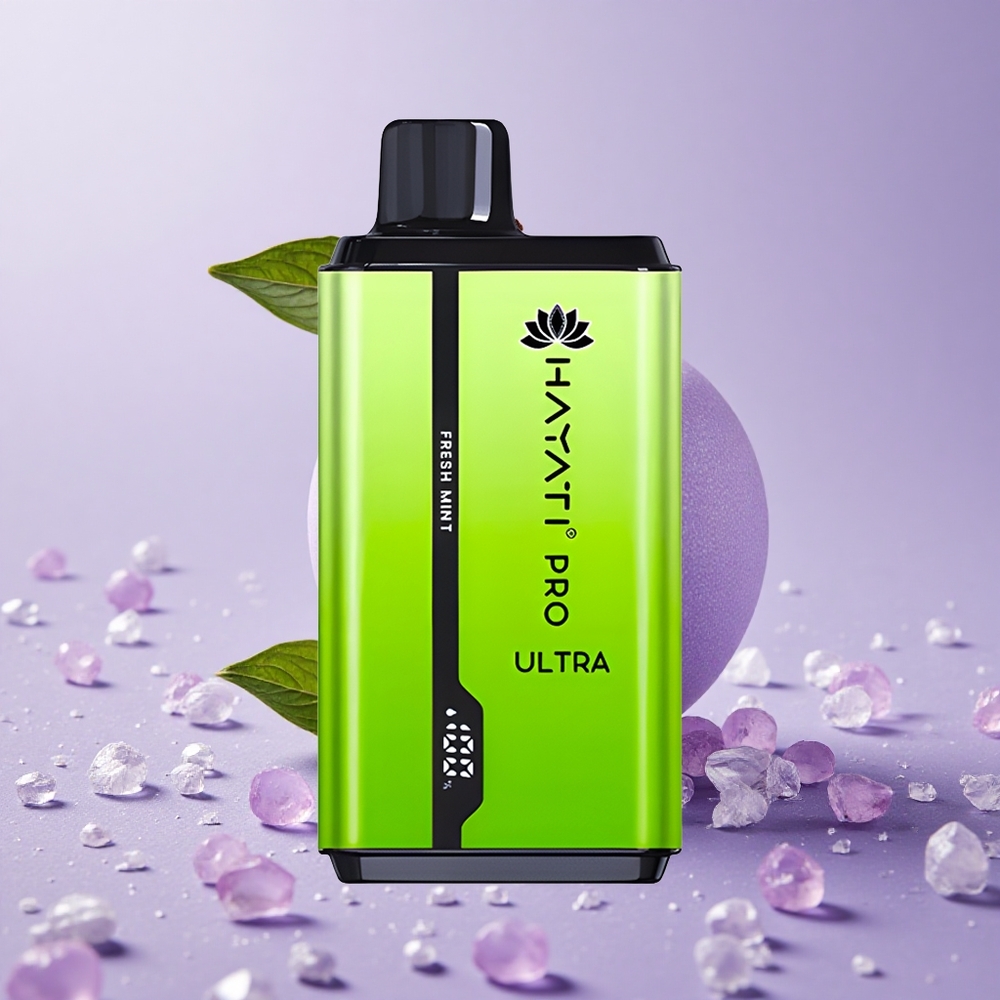 Hayati Pro Ultra 15000 Puffs Bạc Hà Tươi Mát Dung Lượng Pin 850mAh