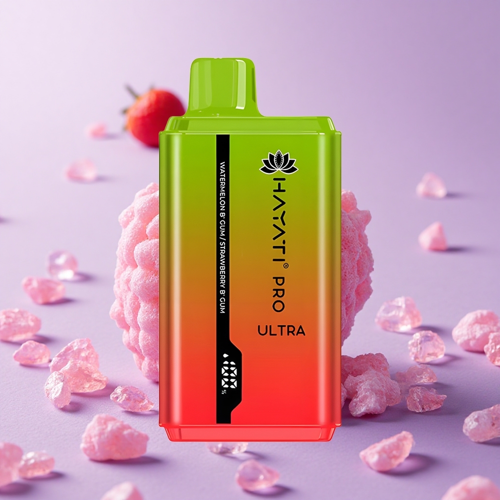 Hayati Pro Ultra 15000 Puffs Dưa Hấu Kẹo Cao Su Pin 850mAh