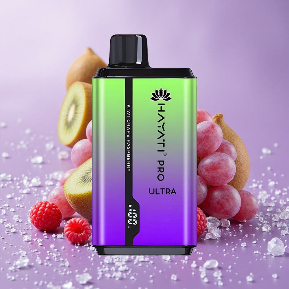 Hayati Pro Ultra 15000 Puffs Dâu Kiwi Nho Pin 850mAh