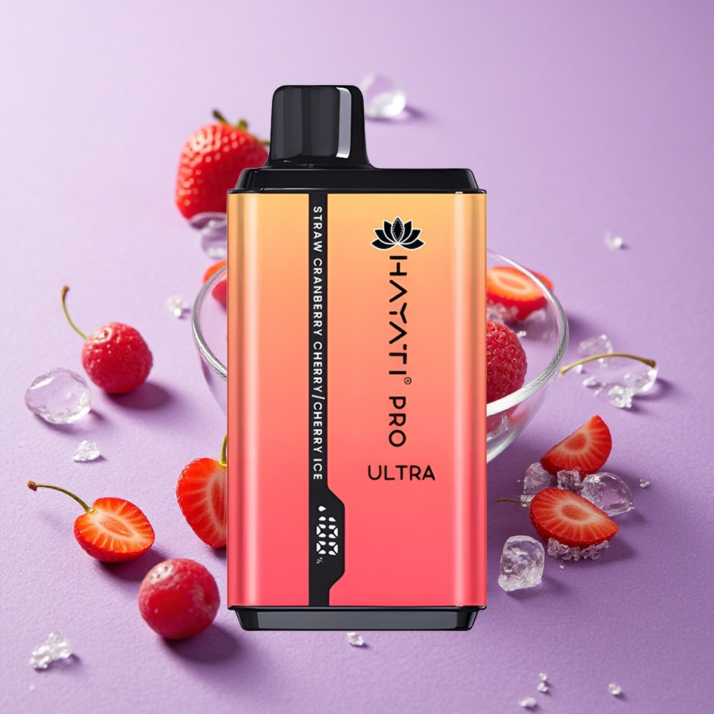 Hayati Pro Ultra 15000 Puffs Dâu Tây Nam Việt Quất Cherry Đá Pin 850mAh