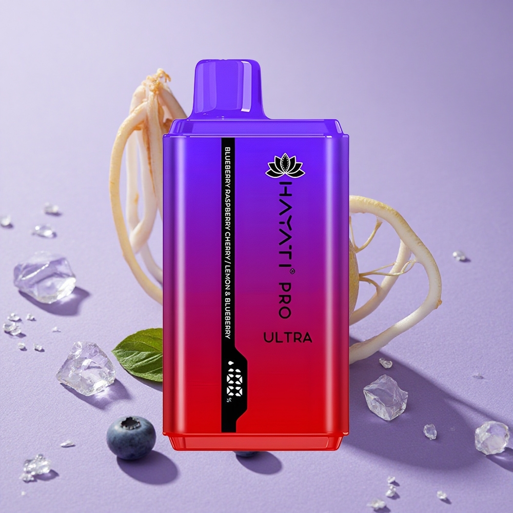Hayati Pro Ultra 15000 Puffs Dâu Xanh Mâm Xôi Anh Đào Pin 850mAh Dung Lượng 2 12ml