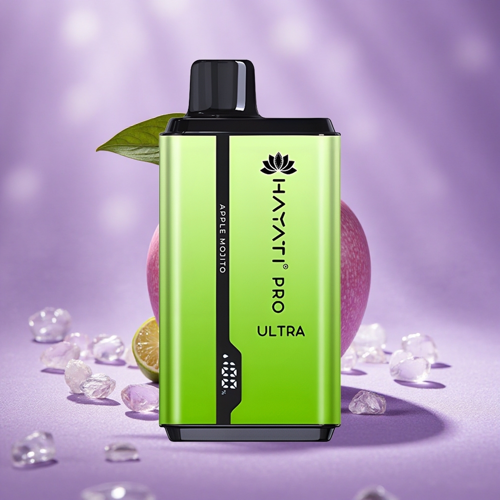 Hayati Pro Ultra 15000 Puffs Dung Lượng 2 12ml Vị Táo Mojito