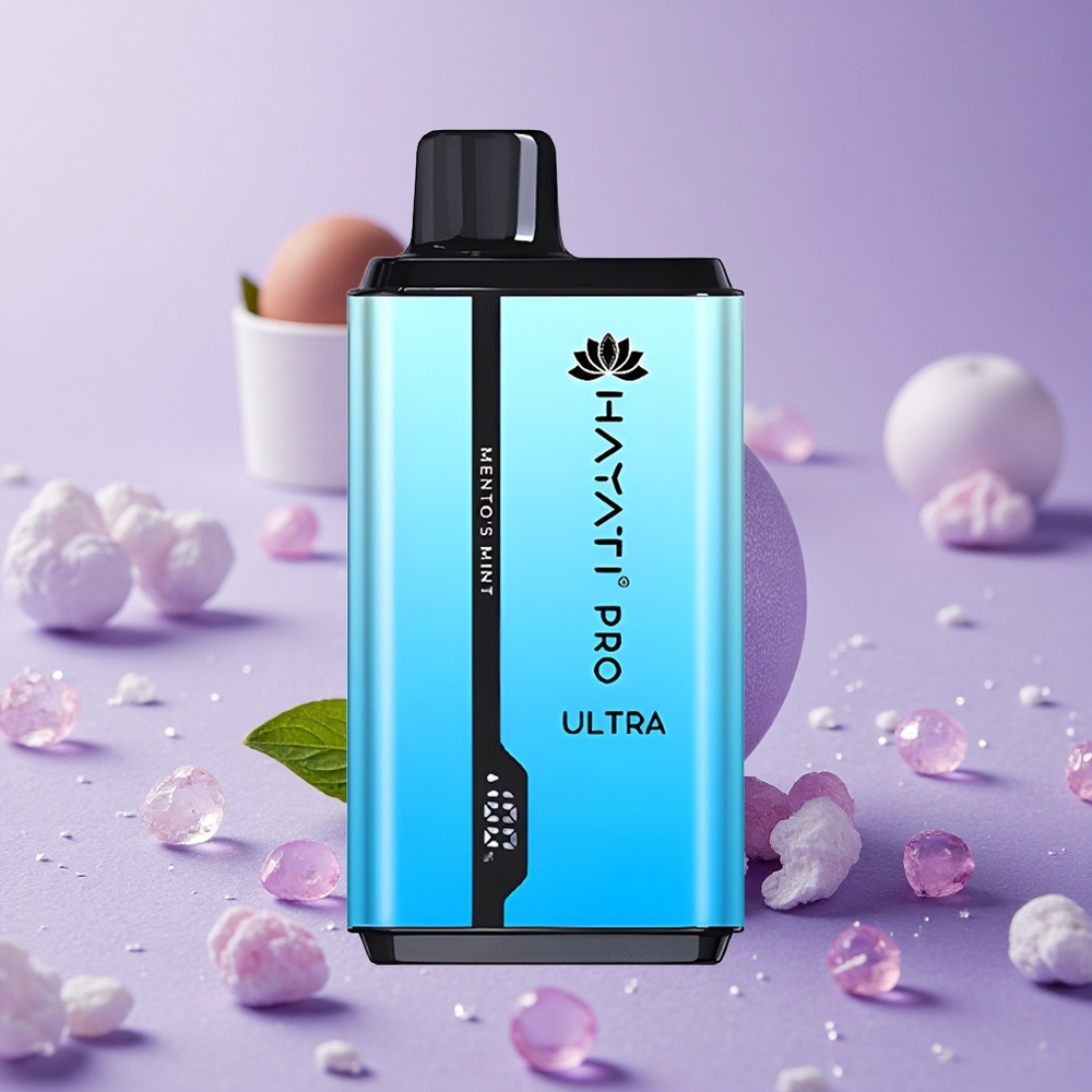 Hayati Pro Ultra 15000 Puffs Pin 850mAh Bạc Hà Mento'S