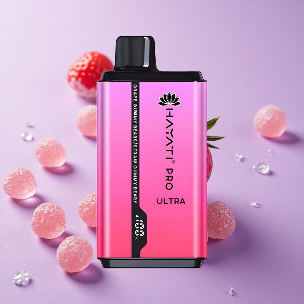 Hayati Pro Ultra 15000 Puffs Pin 850mAh Kẹo Dẻo Nho