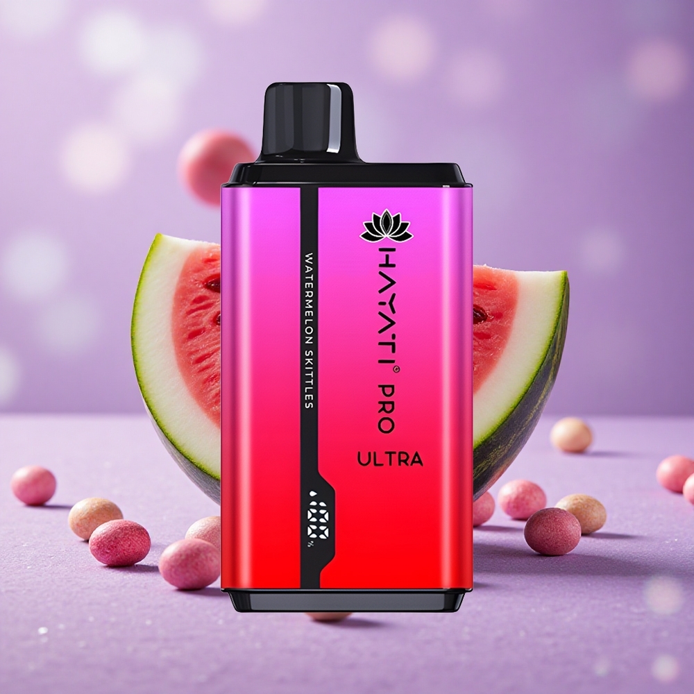 Hayati Pro Ultra 15000 Puffs Pin 850mAh Vị Dưa Hấu Skittles