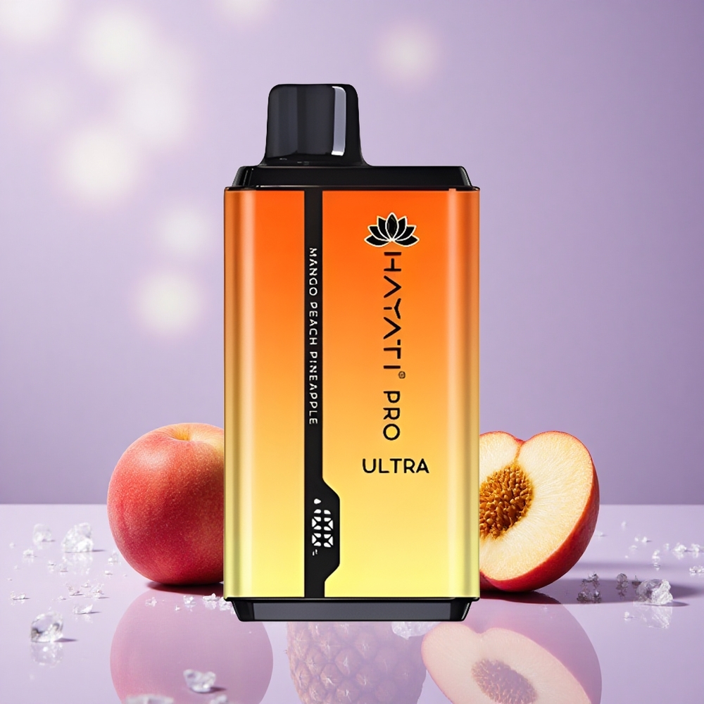 Hayati Pro Ultra 15000 Puffs Xoài Đào Dứa Dung Lượng Pin 850mAh Nồng Độ Nicotin 2%
