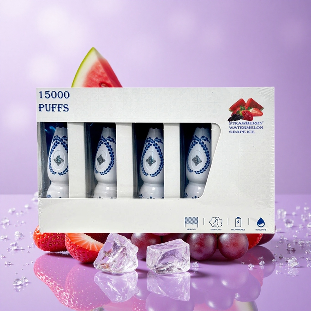 HUMO Azul 15000 Puffs Tinh Dầu Đã Đổ Sẵn 20mL Dâu Dưa Hấu Nho Đá Lạnh