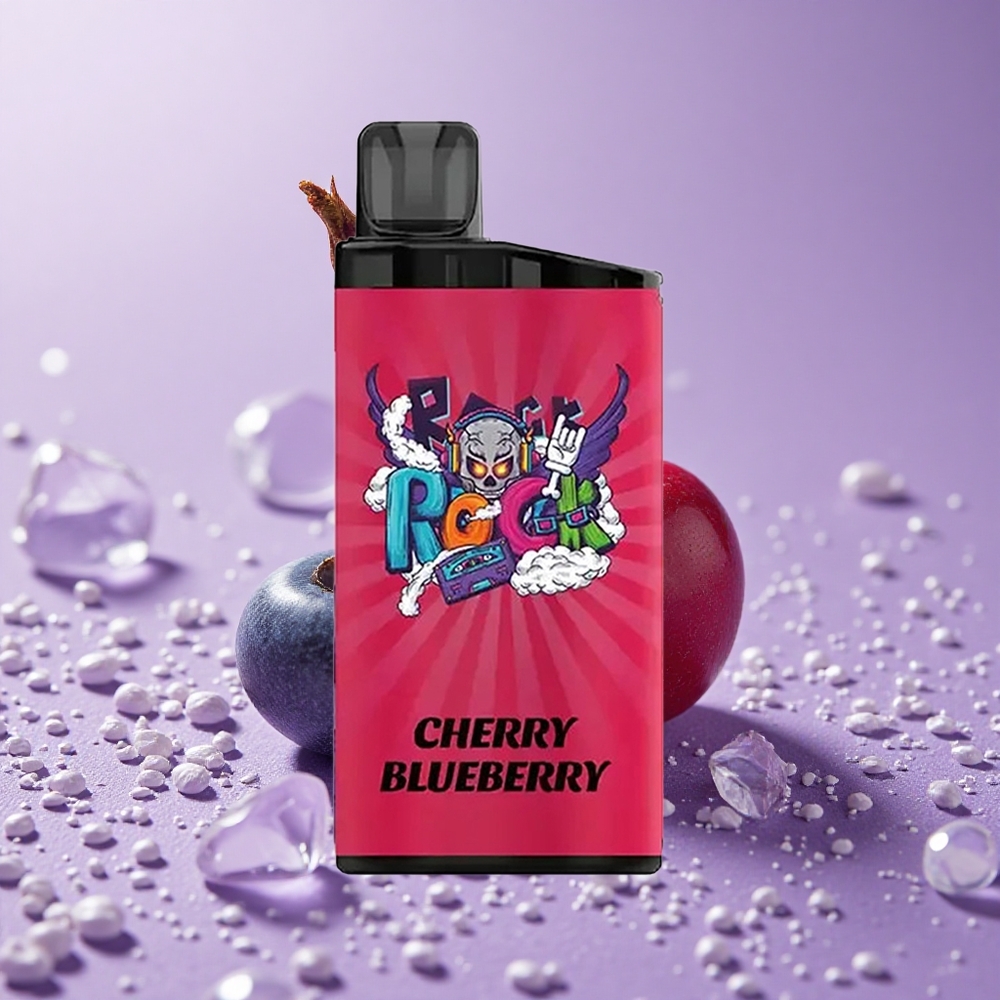 IGET Bar 3500 Puffs Cherry Blueberry Pin 1400 mAh Vỏ PC+ALU