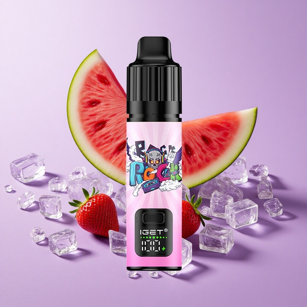 IGET BAR PLUS S3 POD 10000 Puffs Dâu Tây Dưa Hấu Đá 18ml Pin Sạc 950mAh
