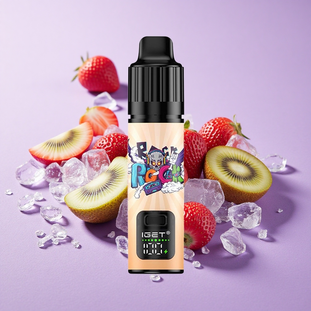 IGET BAR PLUS S3 POD 10000 Puffs Vị Dâu Kiwi Đá Pin Sạc 950 mAh Dung Lượng 18 ml