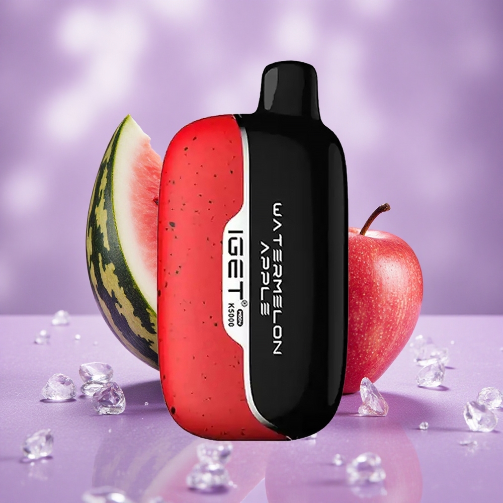IGET Moon K5000 Puffs Vape Dưa Hấu Táo Trọng Lượng Tịnh 81.5g Cuộn Dây Mesh 1.35 Ohm