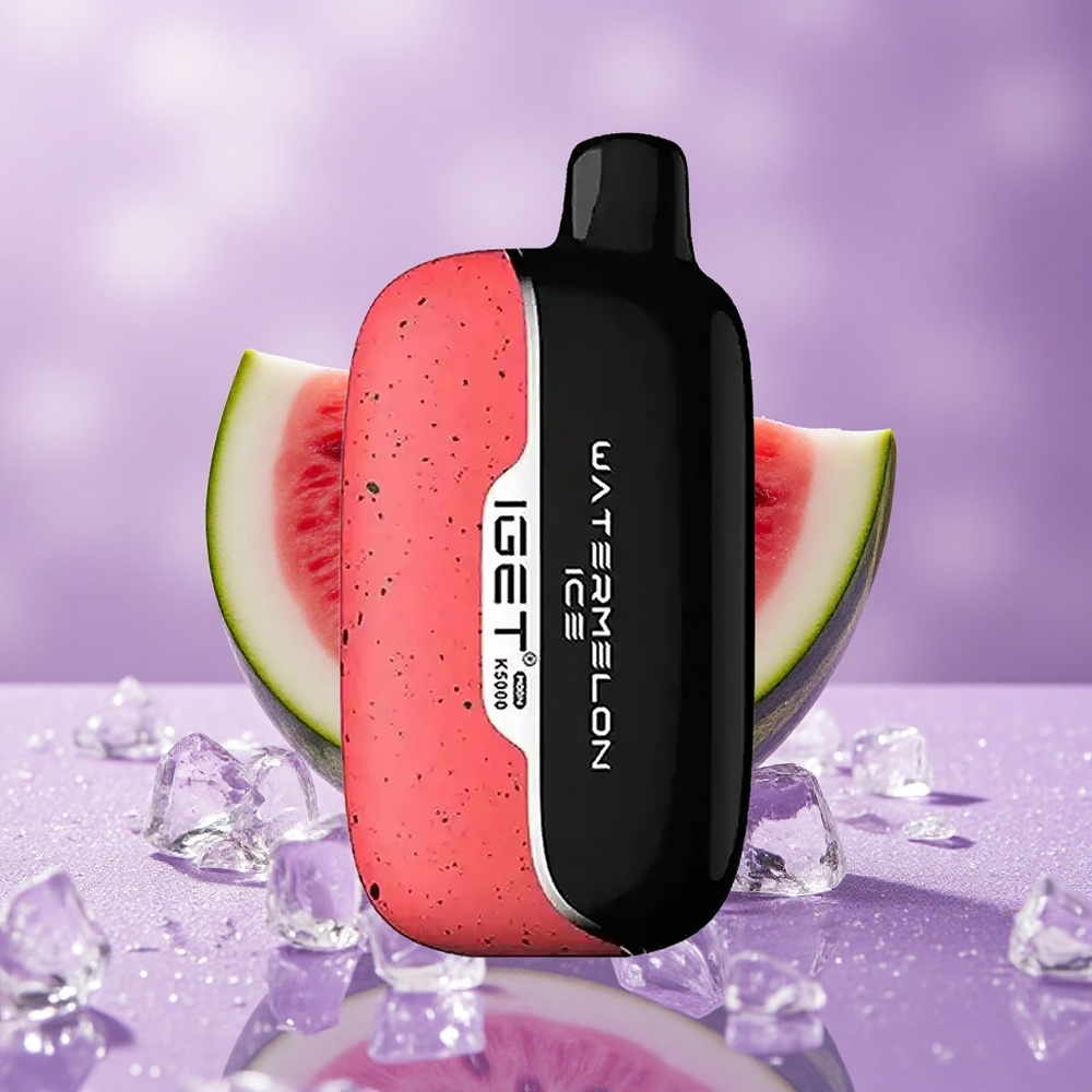 IGET Moon K5000 Puffs Vape Dưa Hấu Đá - Trọng Lượng Tịnh: 81.5g - Lưới Mesh: 1.35 Ohm