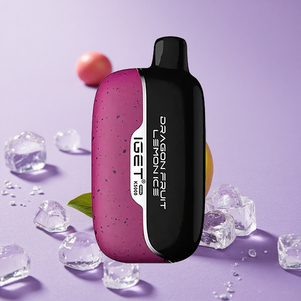 IGET Moon K5000 Puffs Vape Thanh Long Chanh Đá Trọng Lượng Tịnh 81.5g Đến 5000 Hơi