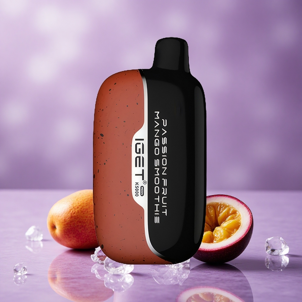 IGET Moon K5000 Puffs Vape Xoài Dứa Mịn Trọng Lượng Tịnh: 81.5g Cuộn Dây Lưới: 1.35 Ohm