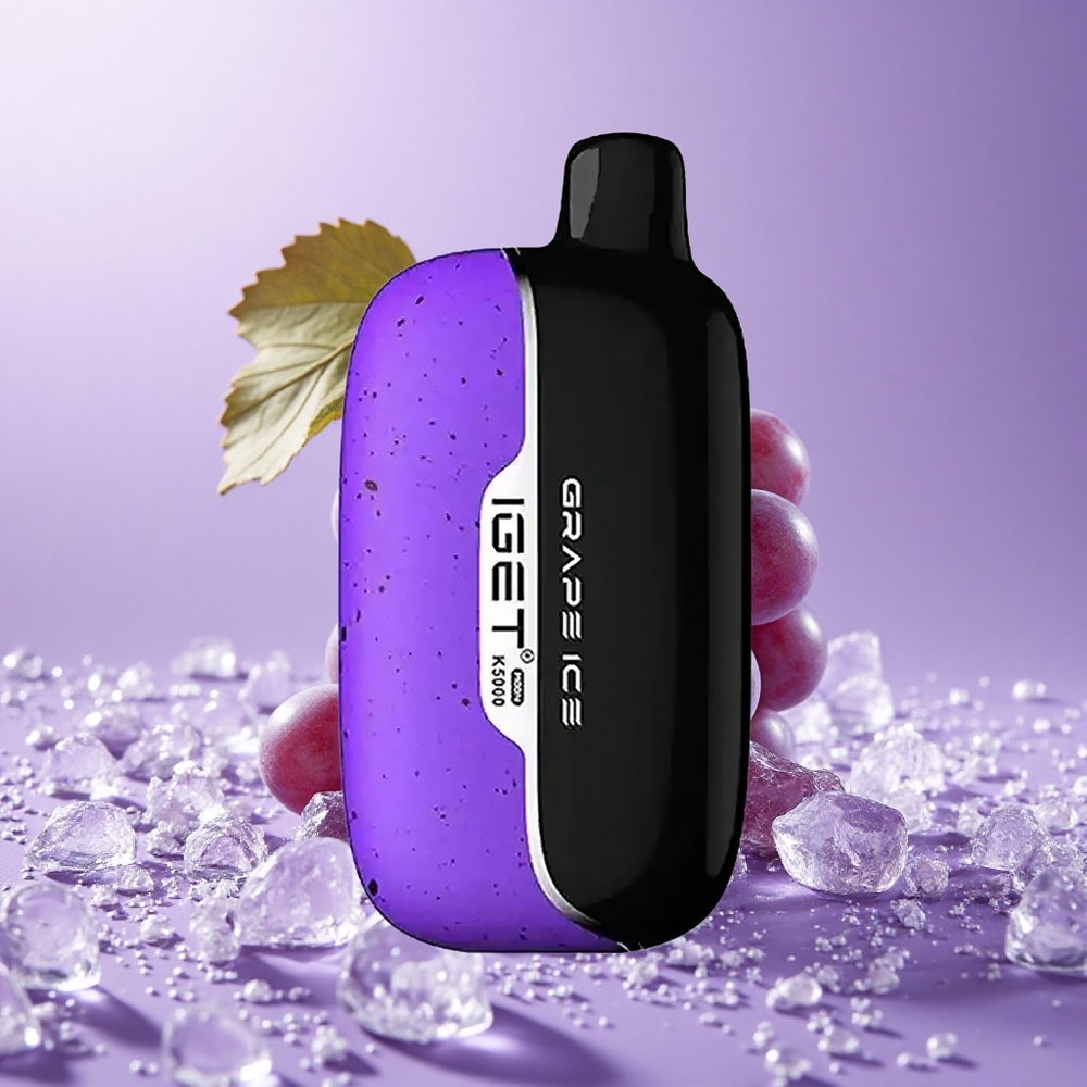 IGET Moon K5000 Puffs Vape dùng một lần Nho Đá (Trọng Lượng Tịnh: 81.5g, Số Lần Hút: Lên Đến 5000 Puffs)