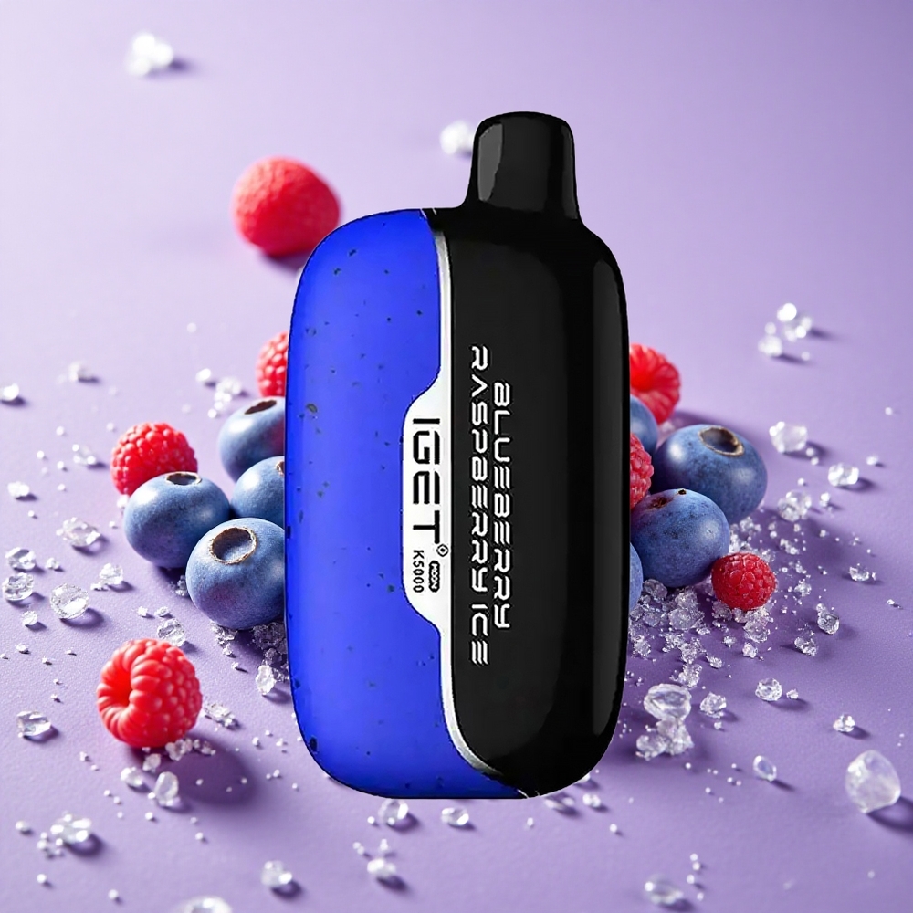 IGET Moon K5000 Puffs Việt Quất Phúc Bồn Tử Đá