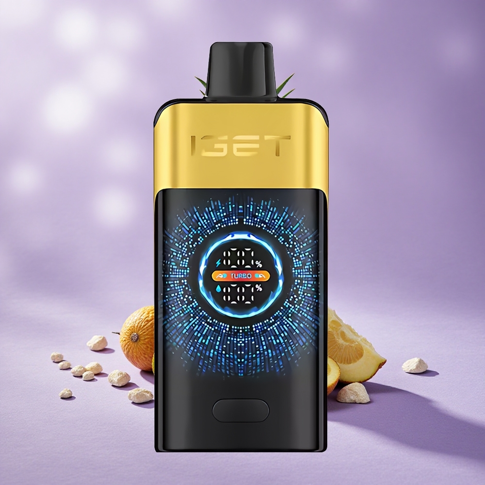 IGET ONE 12000 Puffs Dứa Kiwi Màn Hình Màu Cong Lớn Pin 2700 mAh