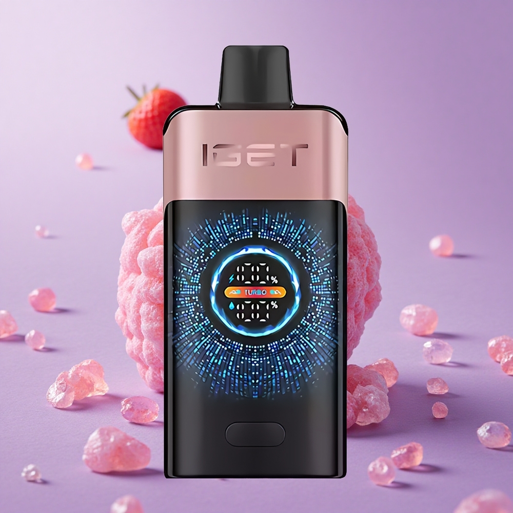 IGET ONE 12000 Puffs Dâu Tây Chupa Chups Chế Độ Thường 12000 Puffs Pin 2700 mAh