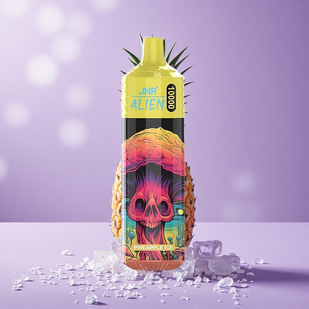 JNR Alien 10000 Puffs Dứa Lạnh với Pin 850mAh và Đèn LED (RGB)