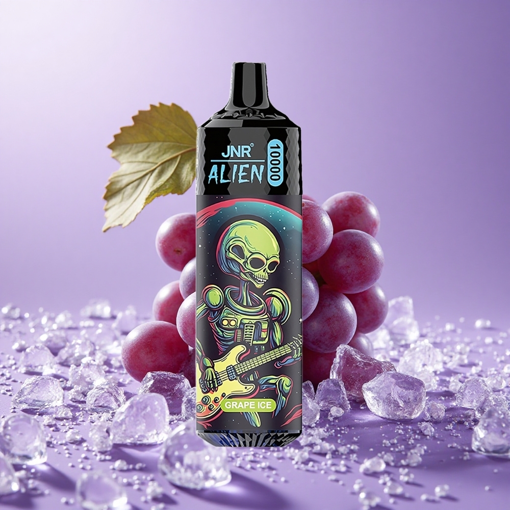 JNR Alien 10000 Puffs Đá Nho Pin 850mAh Đèn LED (RGB)