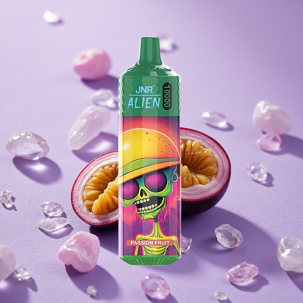 JNR Alien 10000 Puffs Đa Sắc RGB với Pin 850mAh Hương Chanh Leo