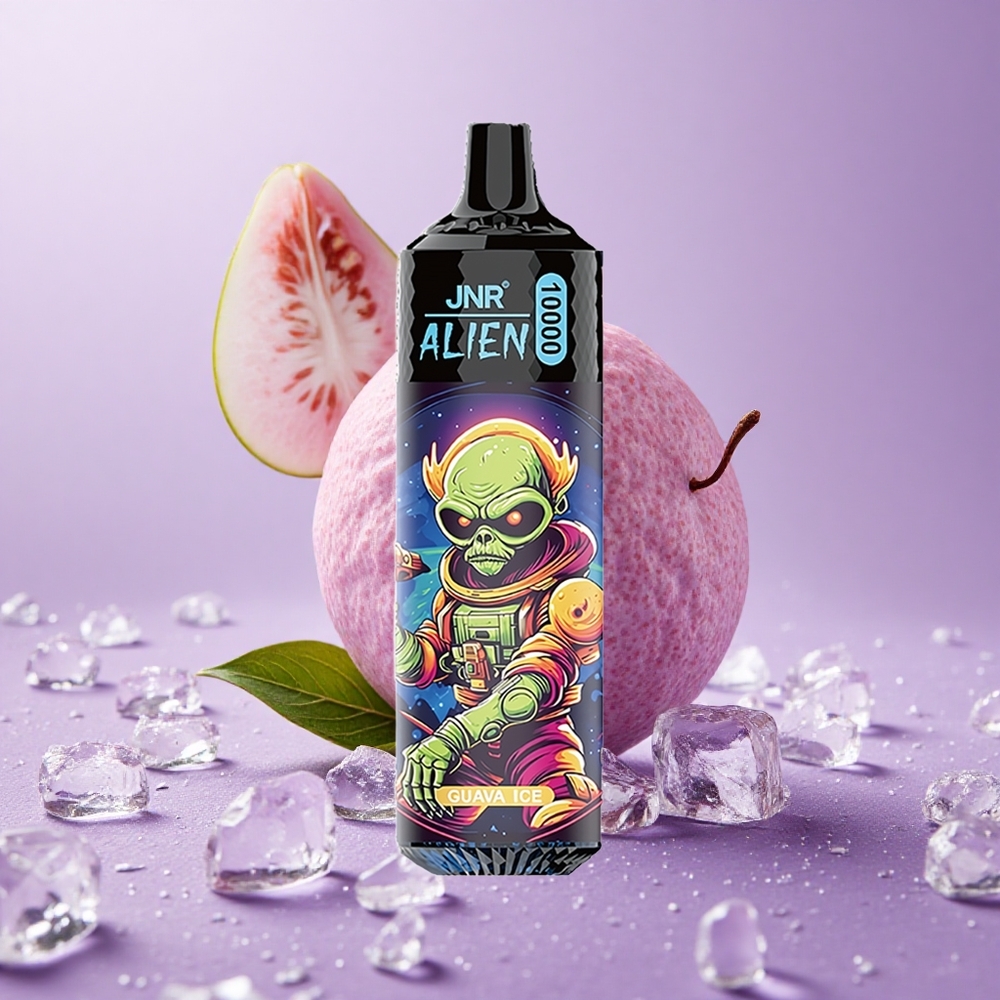 JNR Alien 10000 Puffs Đá Ổi Pin 850mAh LED (RGB)