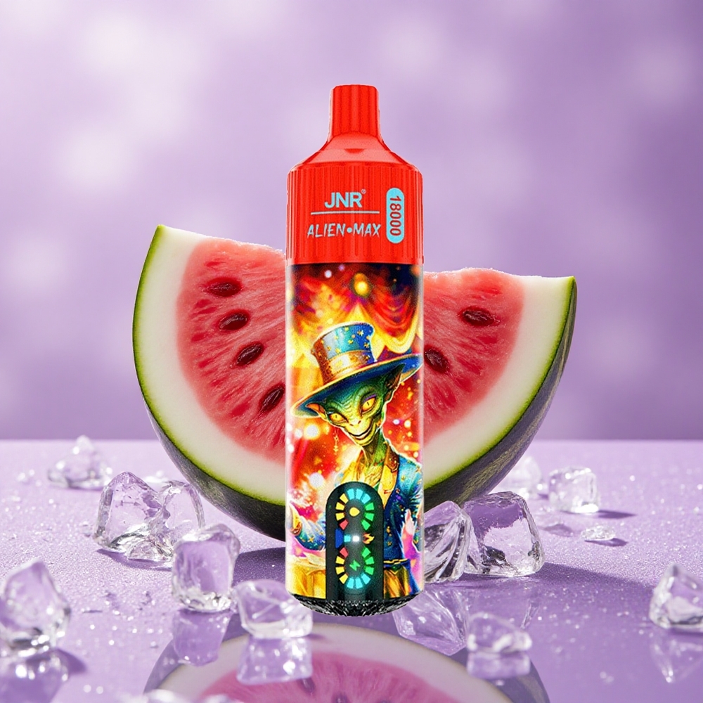 JNR Alien Max 18000 Puffs Dưa Hấu Lạnh Màn Hình LED Thông Minh & Pin 850mAh