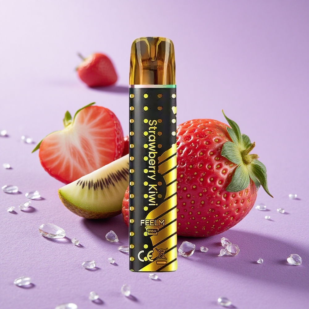 JNR Black&Golden 800 Puffs Dâu Kiwi 550mAh Dung Lượng Pin 2ml Dung Lượng Tinh Dầu