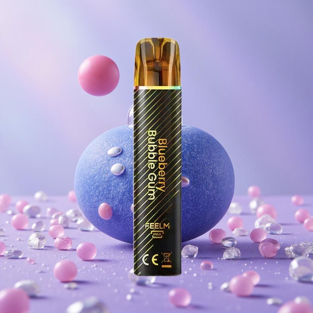 JNR Black&Golden 800 Puffs Tinh Dầu 2ml Vape Kẹo Cao Su Việt Quất