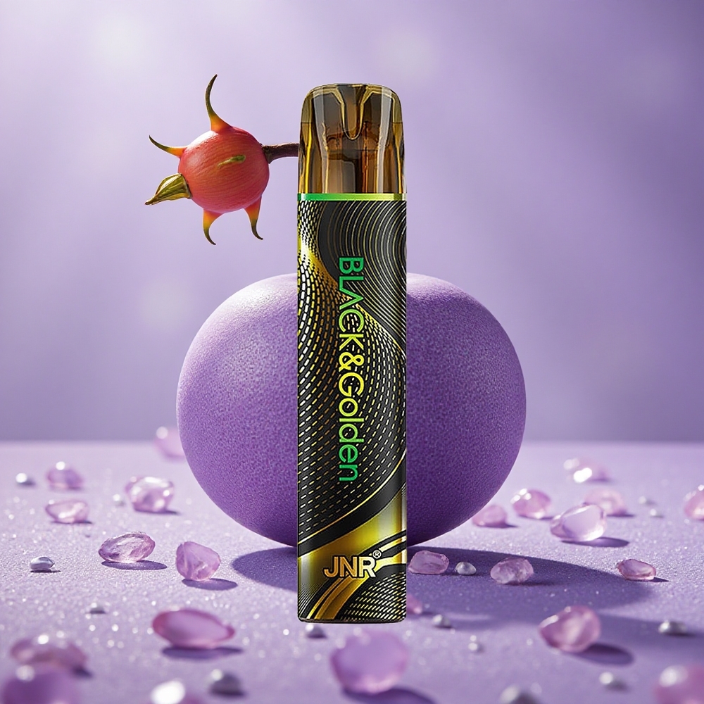 JNR Black&Golden 800 Puffs Vape dùng một lần Quái Vật Đam Mê Pin 550mAh Dung Lượng Tinh Dầu 2ml