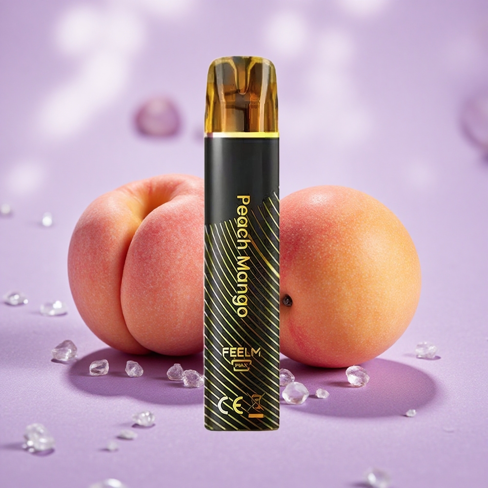 JNR Black&Golden 800 Puffs Đào Xoài Dung Lượng Pin 550mAh Hương Vị Tự Nhiên
