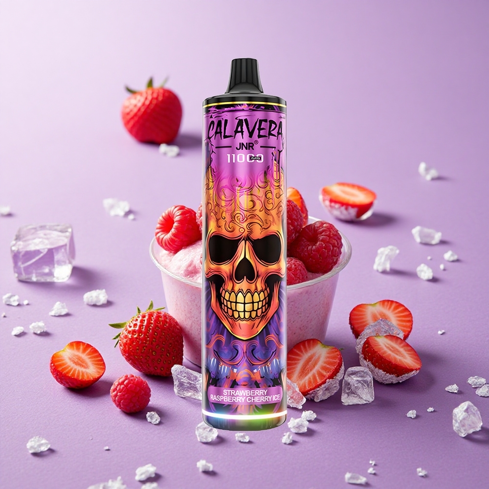 JNR Calavera 11000 Puffs Tổ Hợp Dâu Dây Anh Đào Đá Cổng Sạc Type-C Pin 850 mAh