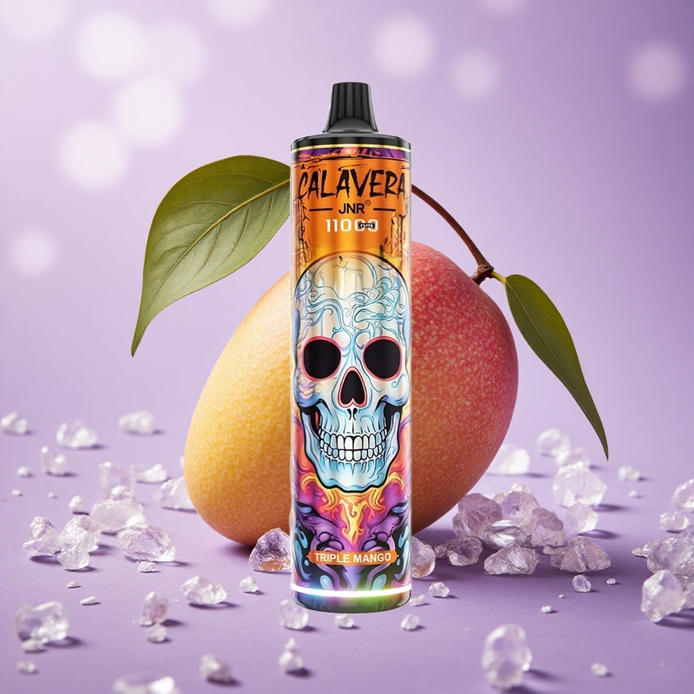 JNR Calavera 11000 Puffs Triple Xoài Cổng Sạc Type-C Dung Lượng Pin 850mAh