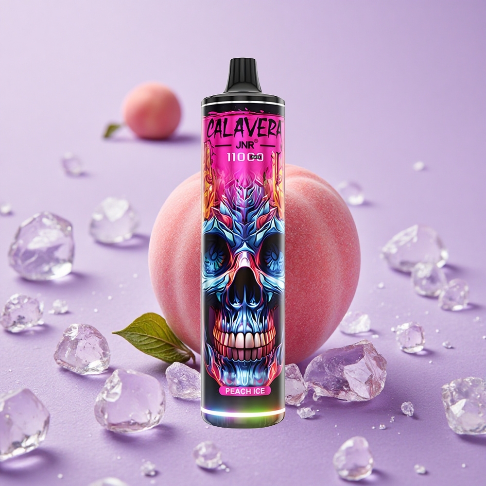JNR Calavera 11000 Puffs Đào Lạnh Cổng Sạc Type-C Dung Lượng Pin 850 mAh