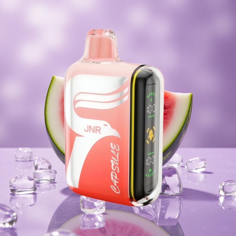 JNR Capsule 15000 Puffs Dưa Hấu Brazz Đá Pin 850mAh Màn Hình LED Thông Minh